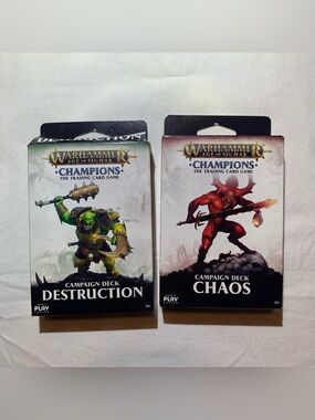 Warhammer Age of Sigmar Champions Campaign Decks - Destruction & Chaos